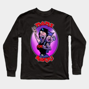 Mom's Rock Metal! Long Sleeve T-Shirt